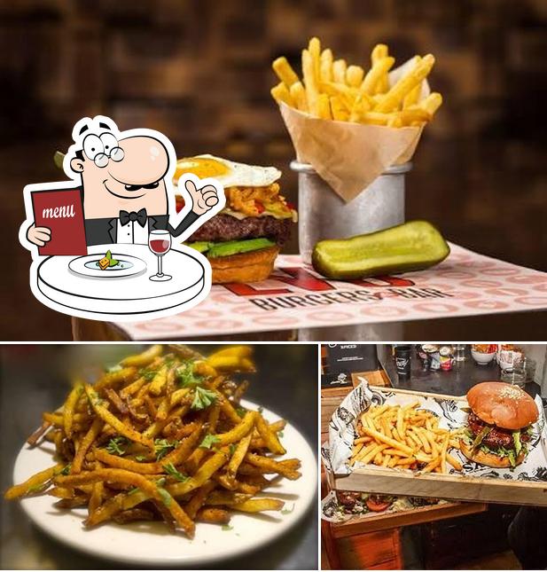 Food at Burger Bar