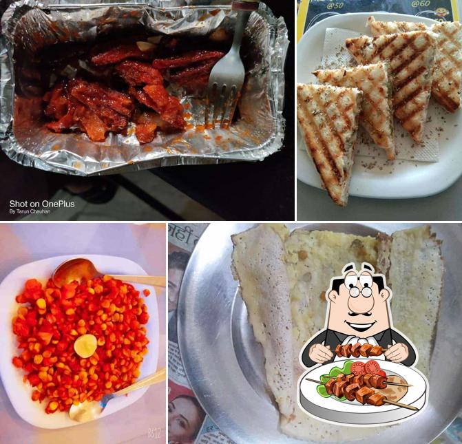 Food at ButterFingers Cafe