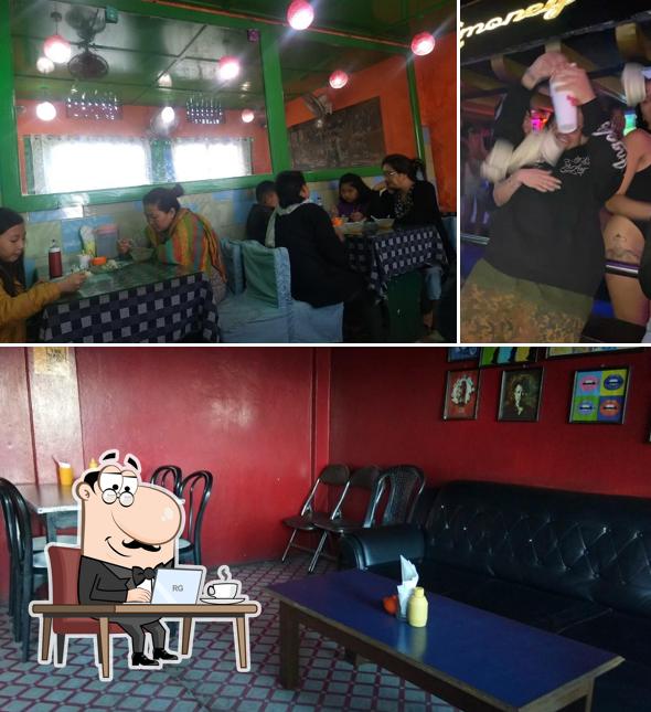 The interior of Cafe City Ville