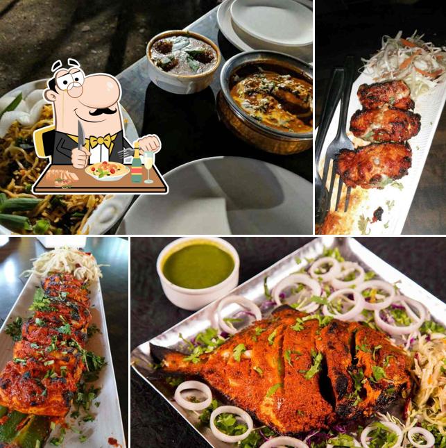 Food at Hotel Aangan Family Garden Restaurant & Bar