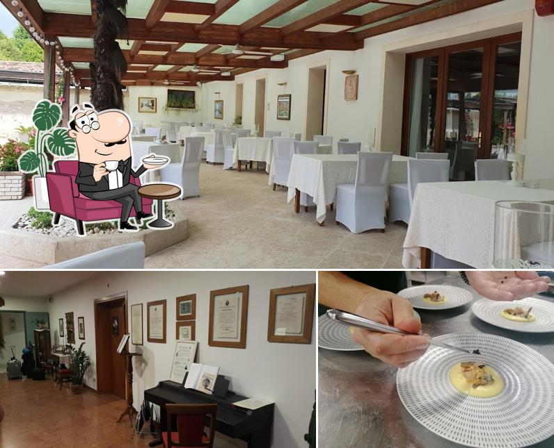 Guarda la foto che raffigura la interni e cibo di HOTEL IN SYLVIS - RISTORANTE ABATE ERMANNO