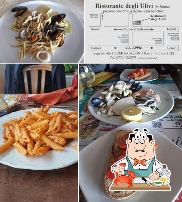 Ordina tra i vari prodotti di cucina di mare disponibili a La Riviera