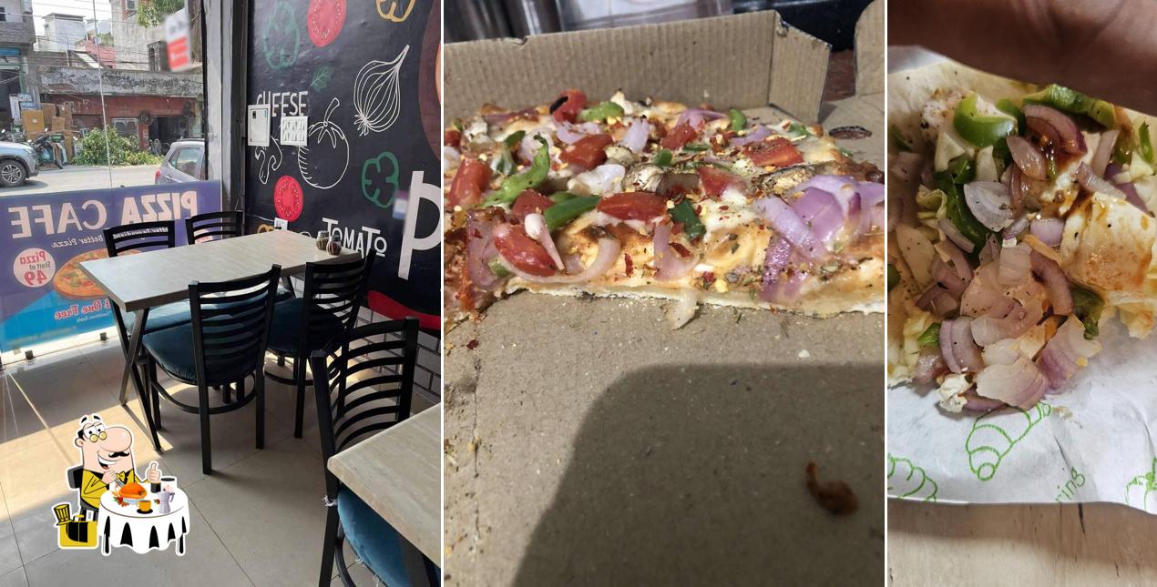 Food at Pizza Cafe
