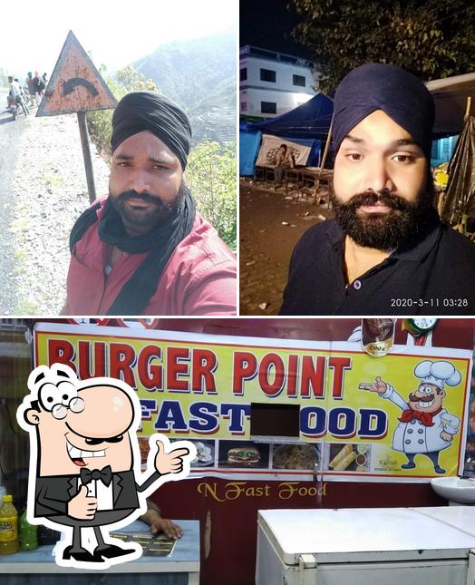 Here's an image of Burger point & faat food