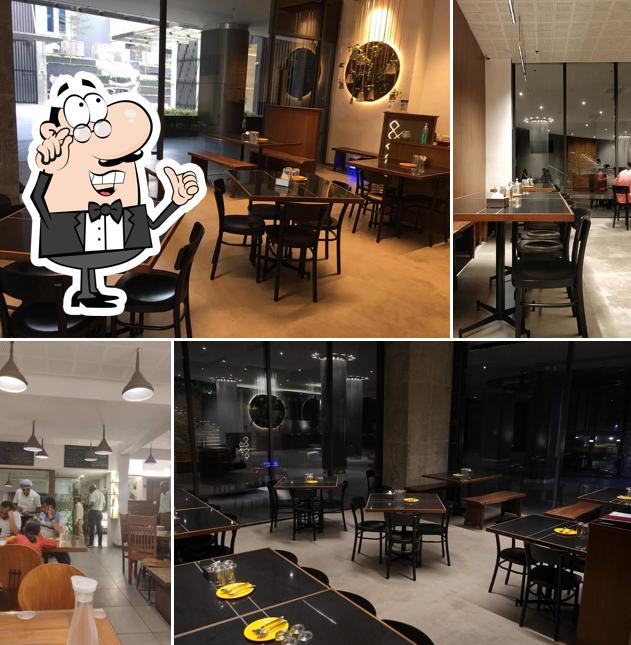 The interior of Kovallam Restaurant- The South Indian Kitchen