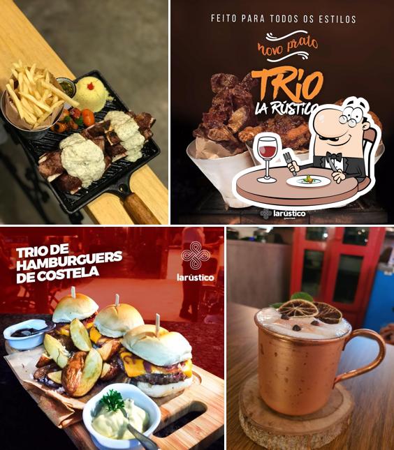 Mousse de chocolate em La Rústico Restaurante