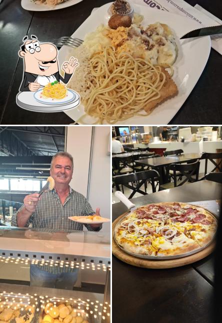 Espaguete carbonara em Martinêz Cozinha Contemporânea
