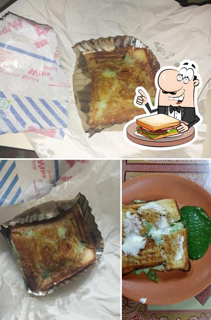 Grilled cheese sandwich at Ramesh Sandwich Centre