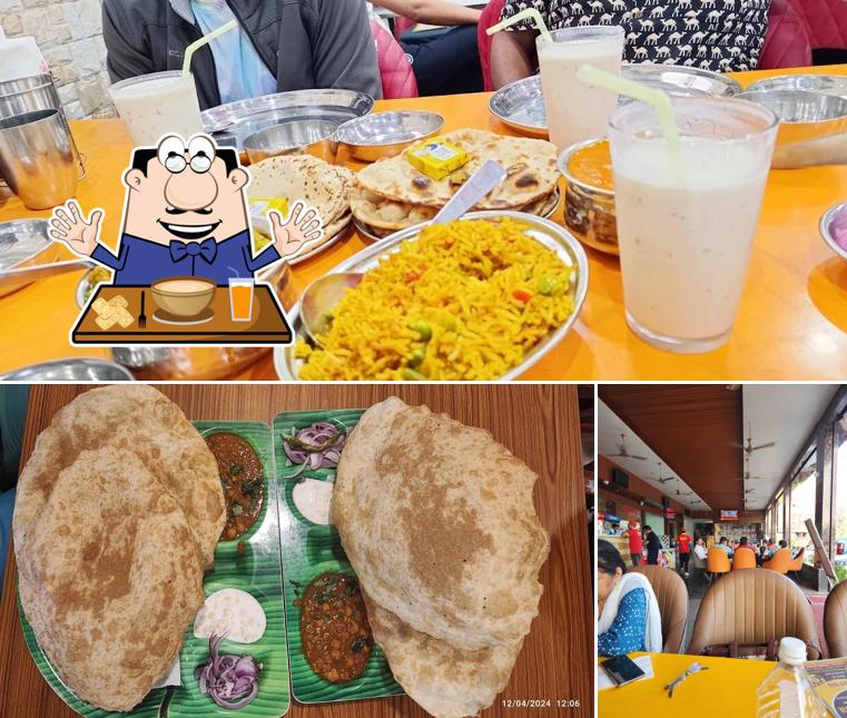 This is the picture showing food and beverage at Rasoi Dhaba Raiwala