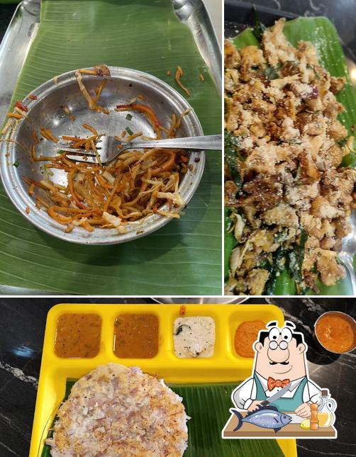 Grilled salmon at Saravana Bhavan Krishnagiri