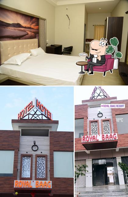 The interior of Royal Bagh Resort