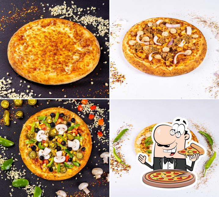 Pick pizza at Rominus Pizza and Burger