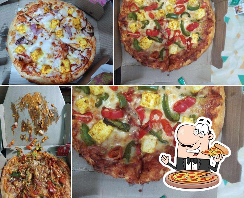 Pick pizza at Rominus Pizza and Burger