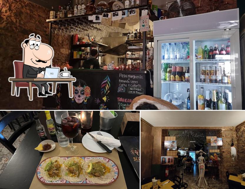 Dai un'occhiata agli interni di Scalia Comida Mexicana