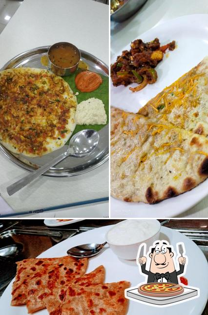 Pick pizza at AB Pure Vegetarian Restaurant