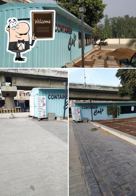 See this picture of Container cafe