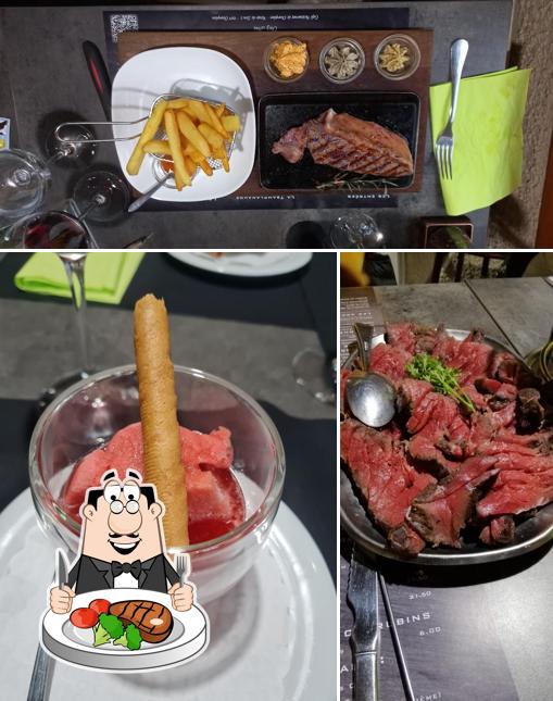 Bistecca al Café-Restaurant de Champlan, chez Ana