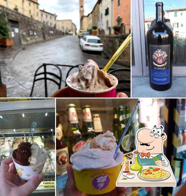 Cibo al Gelateria artigianale Why Not?