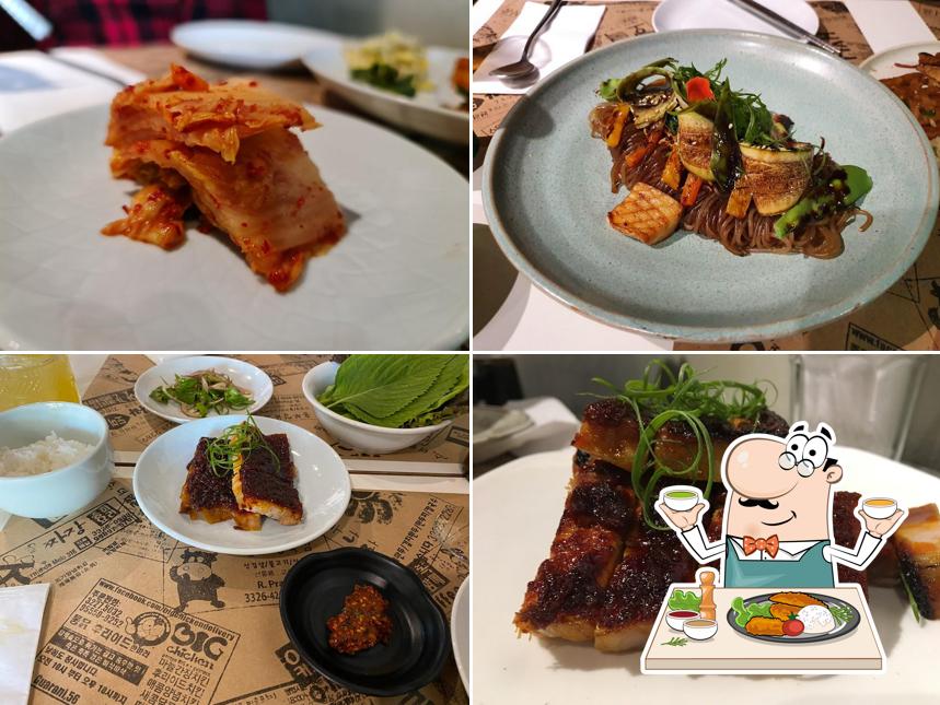 Platos en Komah Restaurante