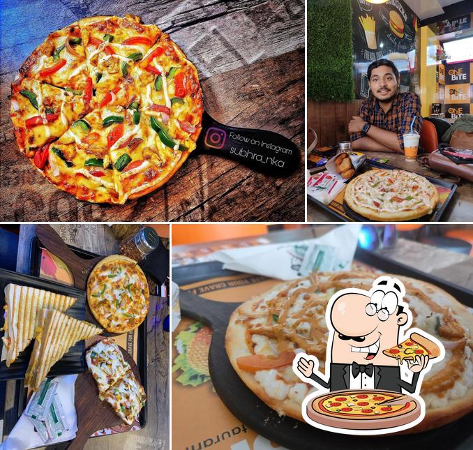 Get pizza at OneBite Bardhaman