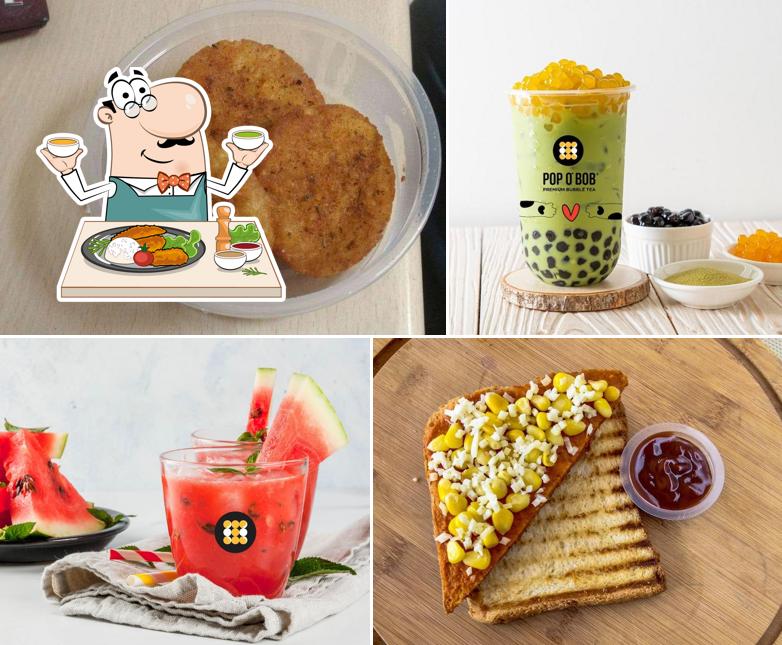 Food at Pop O Bob Bubble Tea