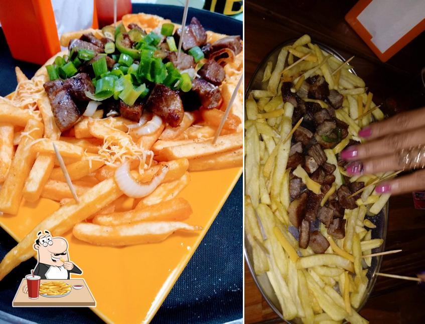 Prove cbatatas fritas francesas no Bar Casa Ney e Lene
