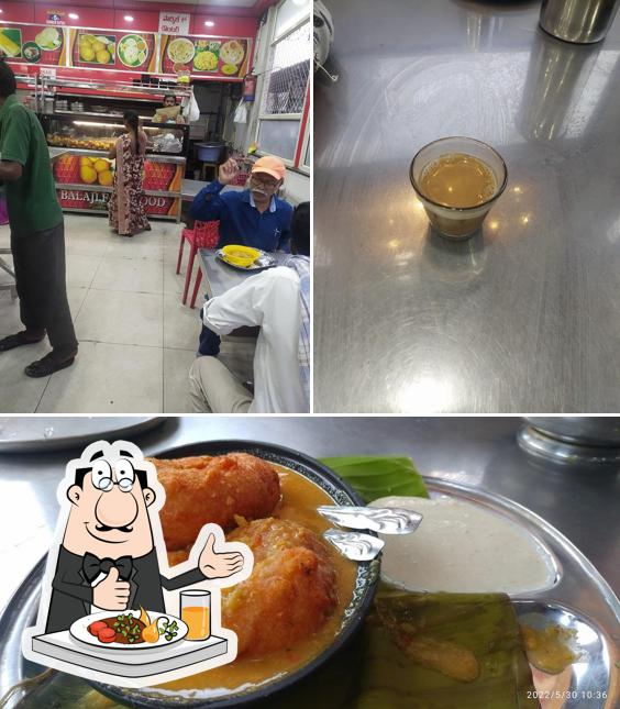 Food at Balaji Fast Food Center, Near Vijayawada Bus Stand