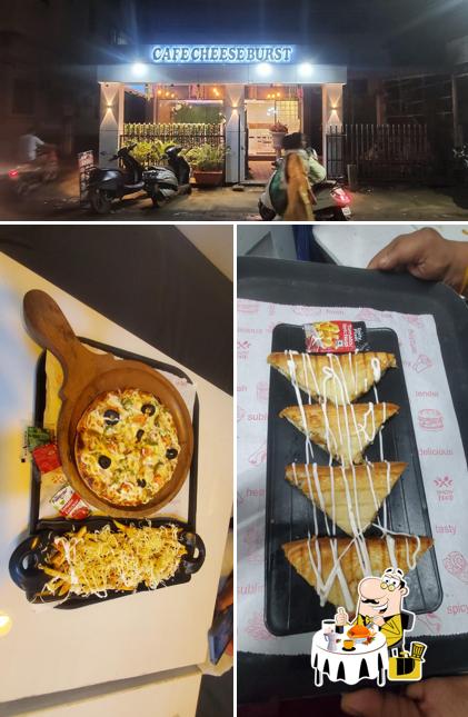 The picture of Cafe Cheese Burst’s food and exterior