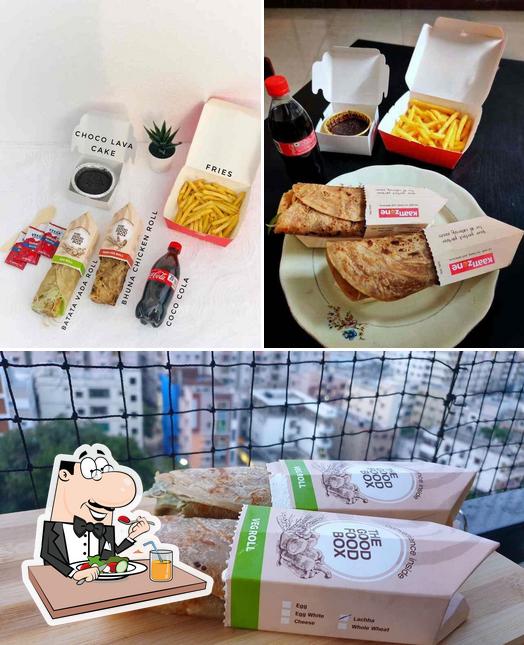 Food at Kaati Zone Rolls and Wraps