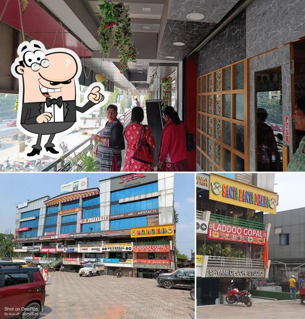 Check out how Santa Banta Dhaba looks outside