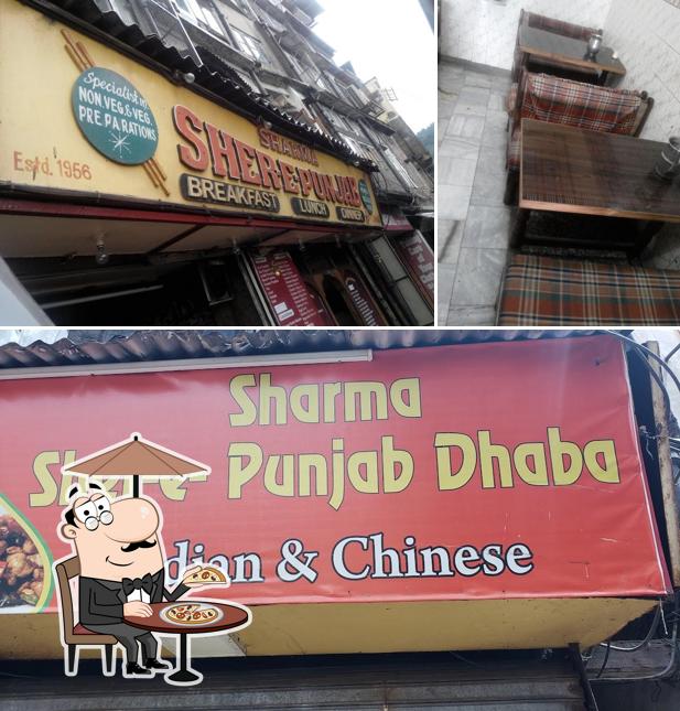 Take a look at the picture showing exterior and interior at Sharma Sher-E-Punjab