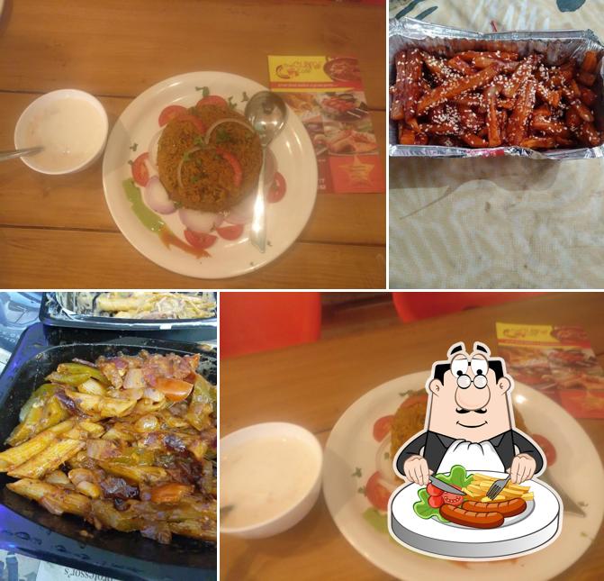 Food at The Curry Café