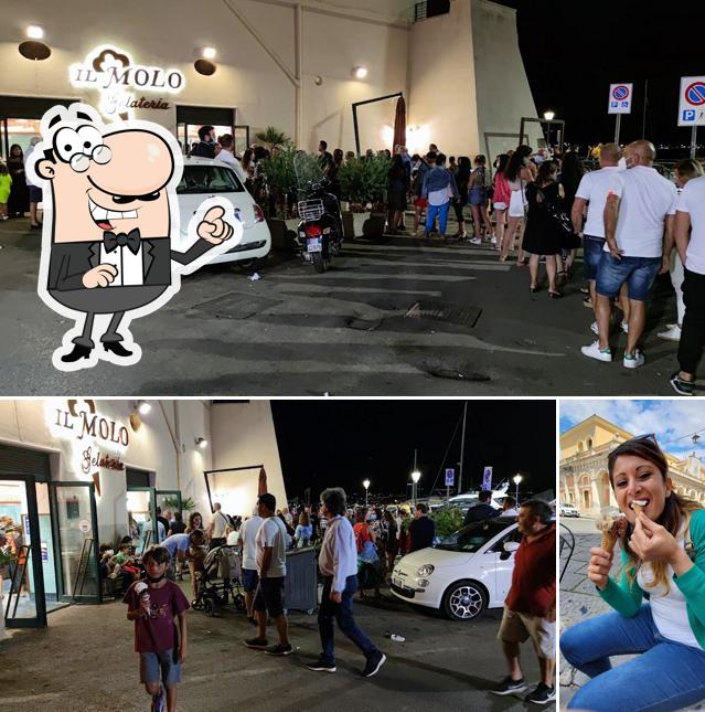 Goditi la vista dagli esterni di ll Pinguino Gelateria Gaeta