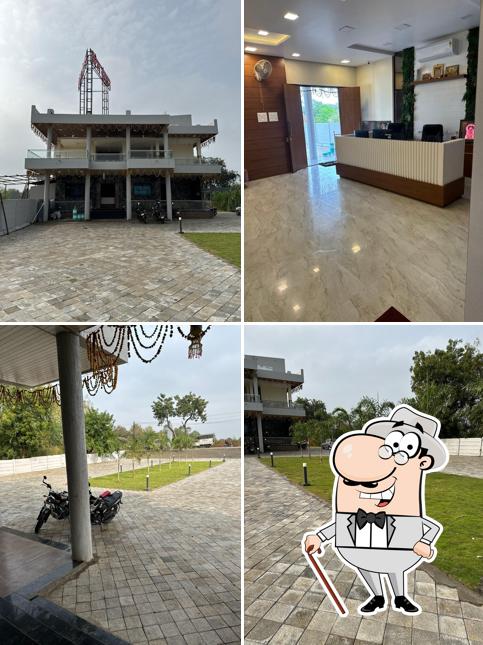 The exterior of Hotel Vrindavan Pure Veg Family Garden Restaurant