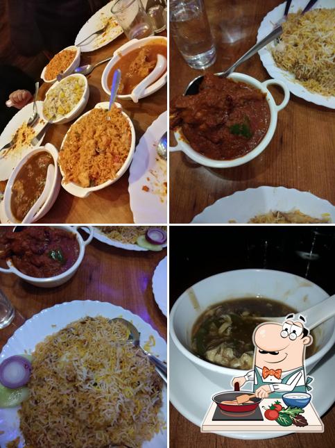 Chicken curry at Khana Khazana Restaurant