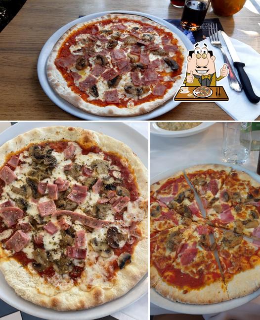 A Restaurant Piazza San Marco Sàrl, puoi goderti una bella pizza