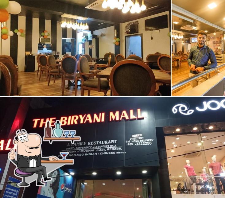 The interior of Biryani Mail