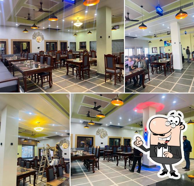 The interior of Kanha hotel & restaurant - best hotel & restaurant in Sardarshahar