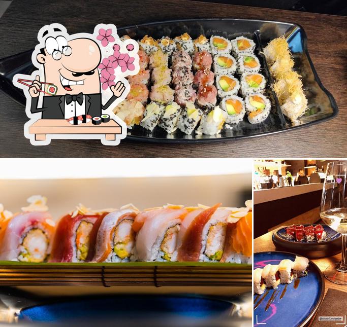 Ordina le diverse opzioni di sushi