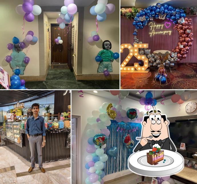 Chocolate cake at Lust By The Pool - Radisson Blu Kaushmabi Delhi NCR