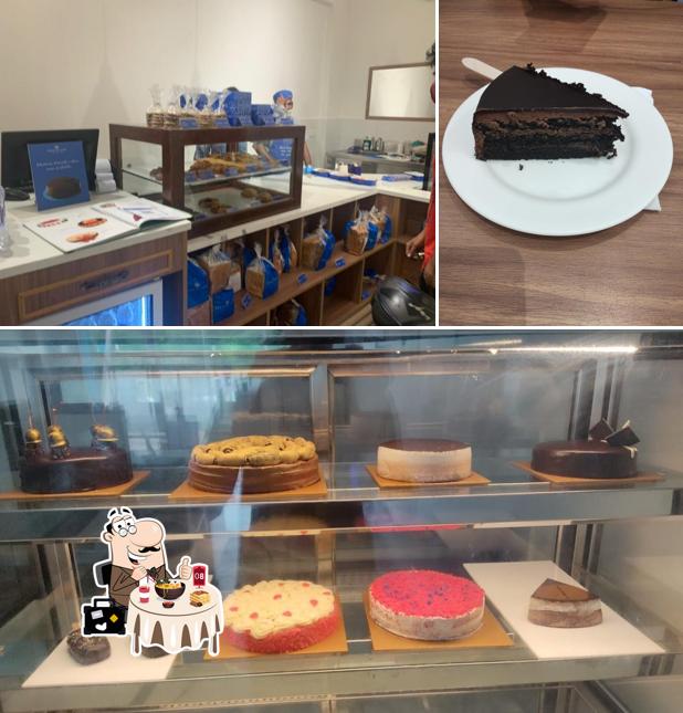 This is the image depicting food and interior at French Loaf