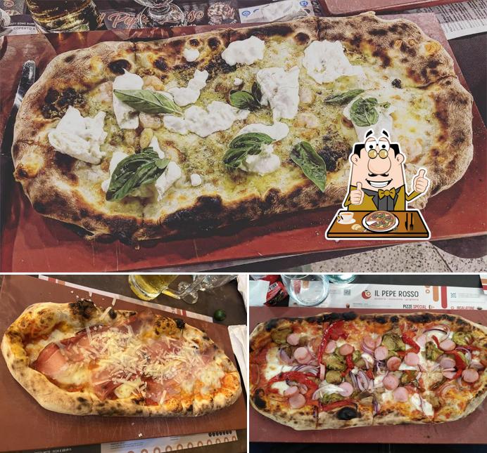 A Il Pepe Rosso, puoi goderti una bella pizza