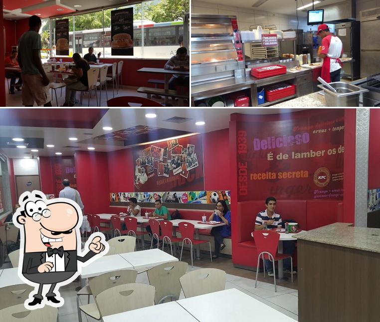 O interior do KFC