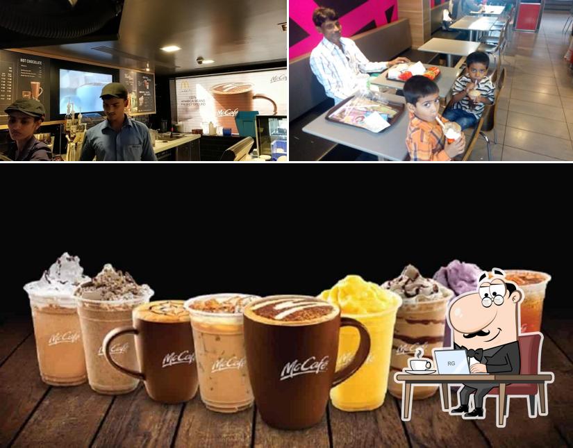 The restaurant's interior and beverage