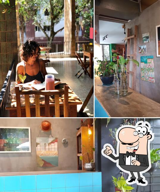 O interior do SANTÚ Comedoria