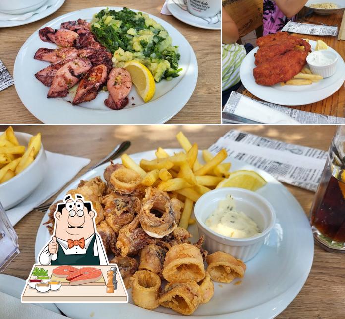 Fish and chips al Barracuda Grill Bar