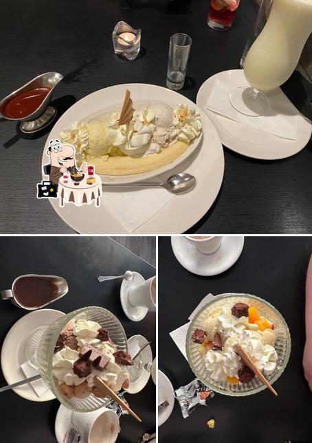 Banana split al Restaurant Höck