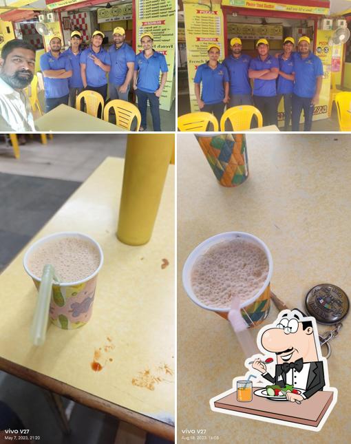 The photo of food and interior at Master pizza navsari