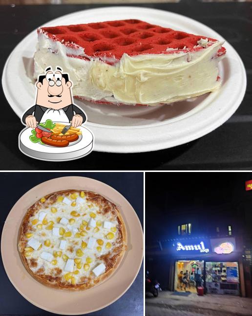 Take a look at the image showing food and exterior at Mehrotra Amul Parlour