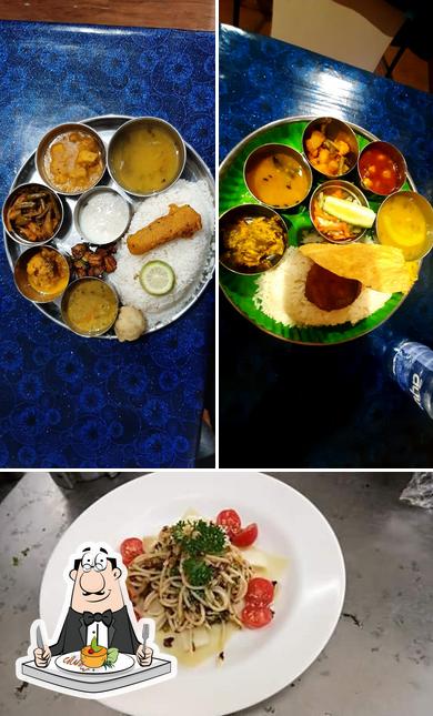 Food at Sharada restaurant